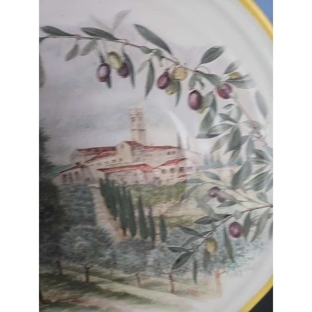 Vintage Sur La Table The Art Of Soul of Cooking Dinner Plate 15'' Made in Italy